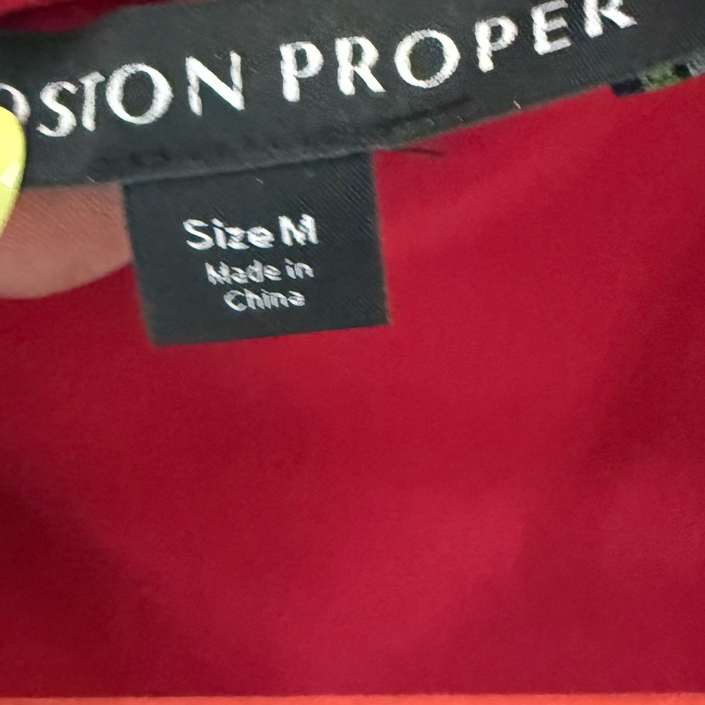 Red/Wine Satin Cowl-Neck Charm Blouse – Size M – Elegant & Versatile- Worn once - Picture 7 of 10